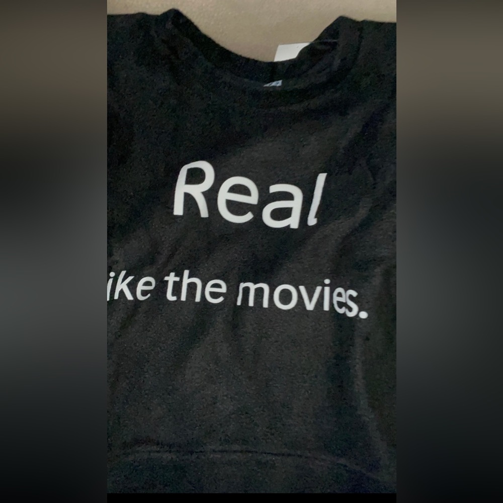 NWT Daydream Nation Real Like The Movies Black & White Sweatshirt - Picture 5 of 13